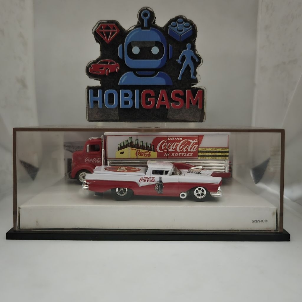 [Barang Langka] Hot Wheels Limited Diorama Coca Cola Series | Ford Ranchero '57 | Coca Cola Truck | 
