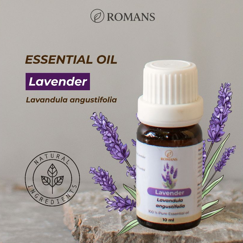 ROMANS - Pure Essential Oil Lavender / Minyak Atsiri Lavender