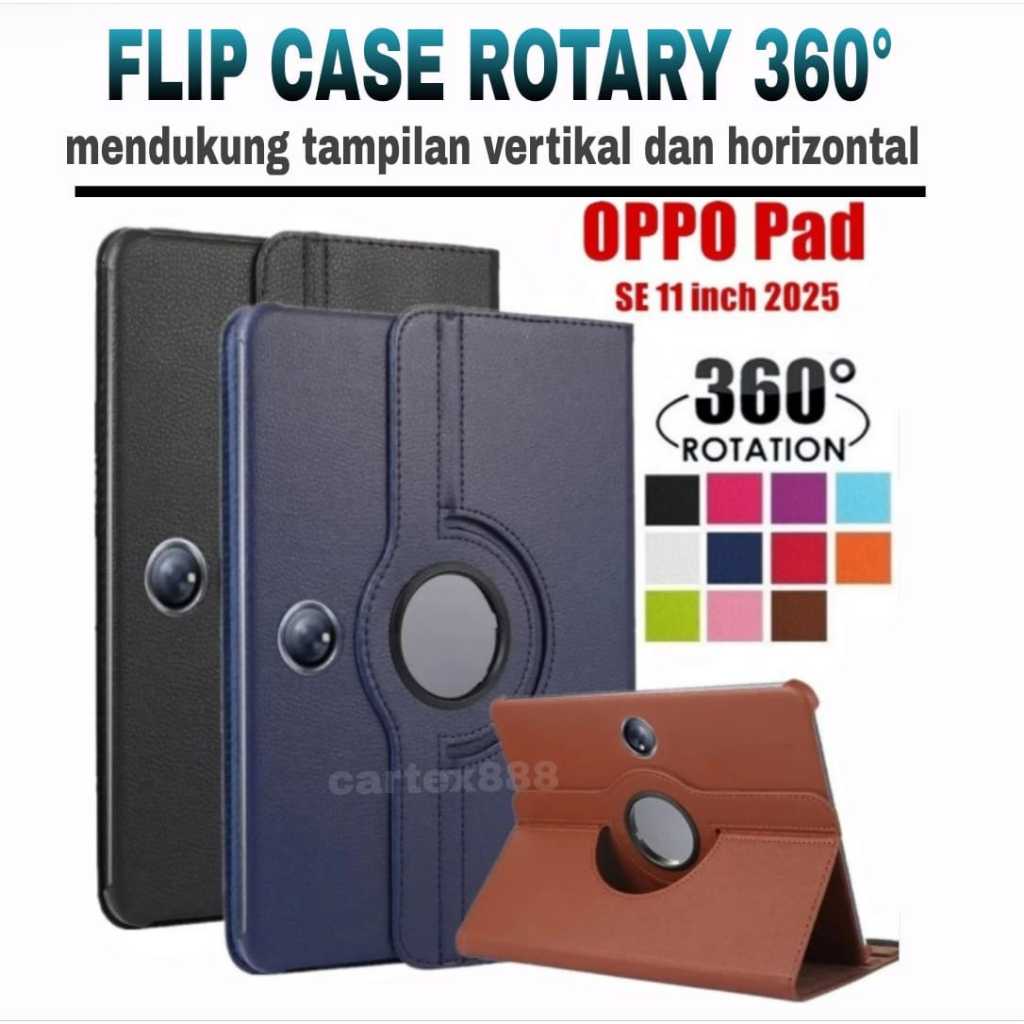 Case Rotary Oppo Pad SE 11"inch 2025 / case oppo pad se 11 inch / case oppo pad se / casing oppo pad