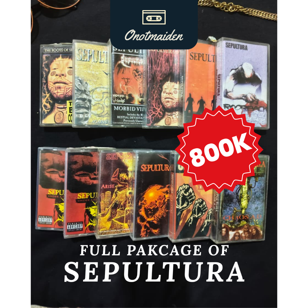 Kaset pita Original Sepultura