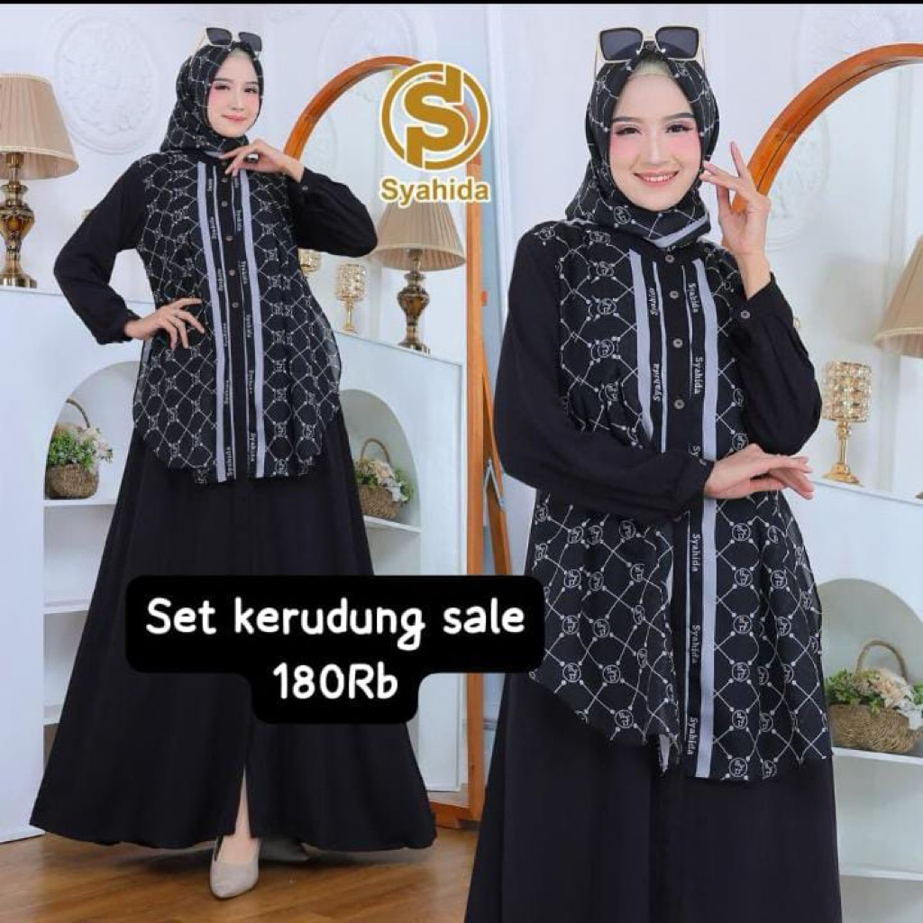 sale gamis syahida