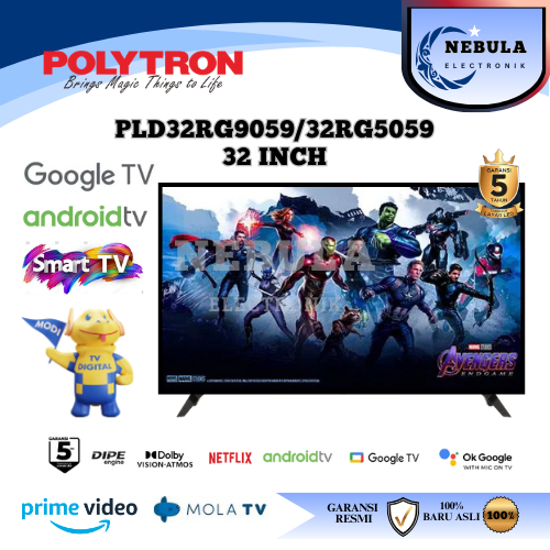 POLYTRON  SMART GOOGLE TV 32 INCH / GOOGLE TV 32 INCH POLYTRON