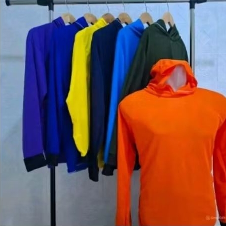 Kaos polos pria lengan panjang kupluk termurah