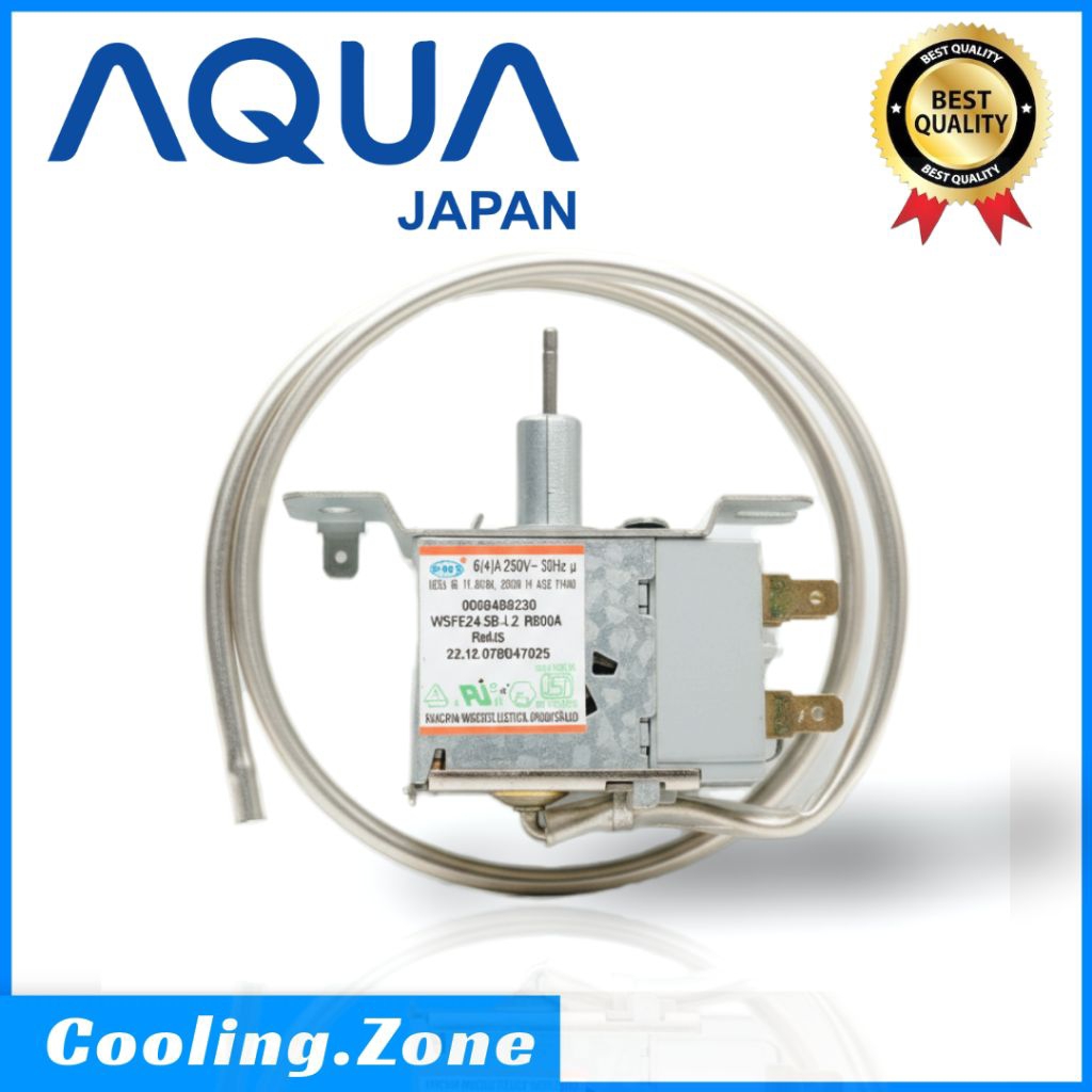 Termostat Kulkas 1 pintu Merek Aqua japan Klik WSFE24 Original
