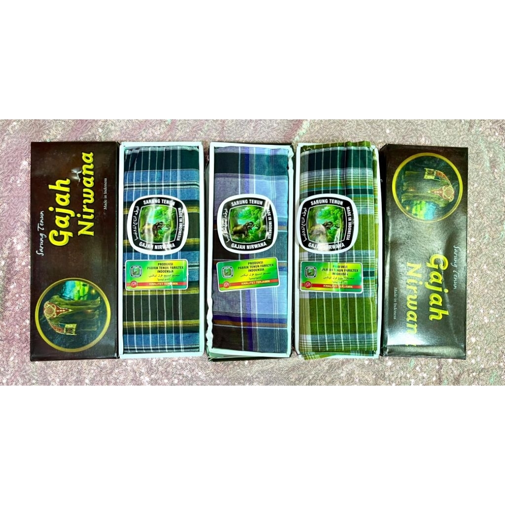 Sarung Dewasa Gajah Nirwana / Sarung Dewasa Motif Garis Terbaru