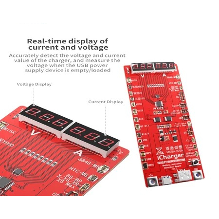 Qianli MEGA-IDEA iCharger 3.0 Battery Charge Activation Test Board for Android IOS Phone Circuit Cha