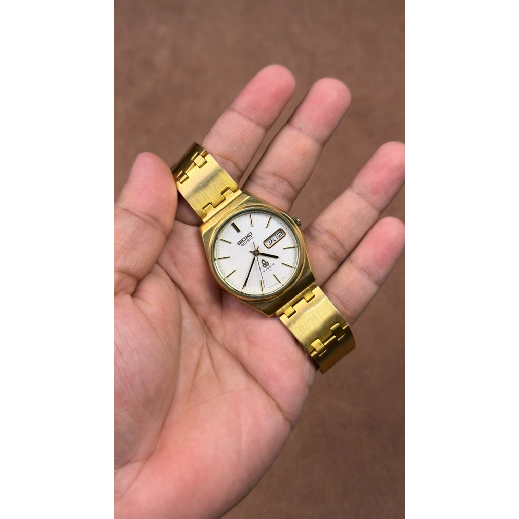 JAM TANGAN PRIA SEIKO QUARTZ TYPE II 7546 833E JAPAN VINTAGE