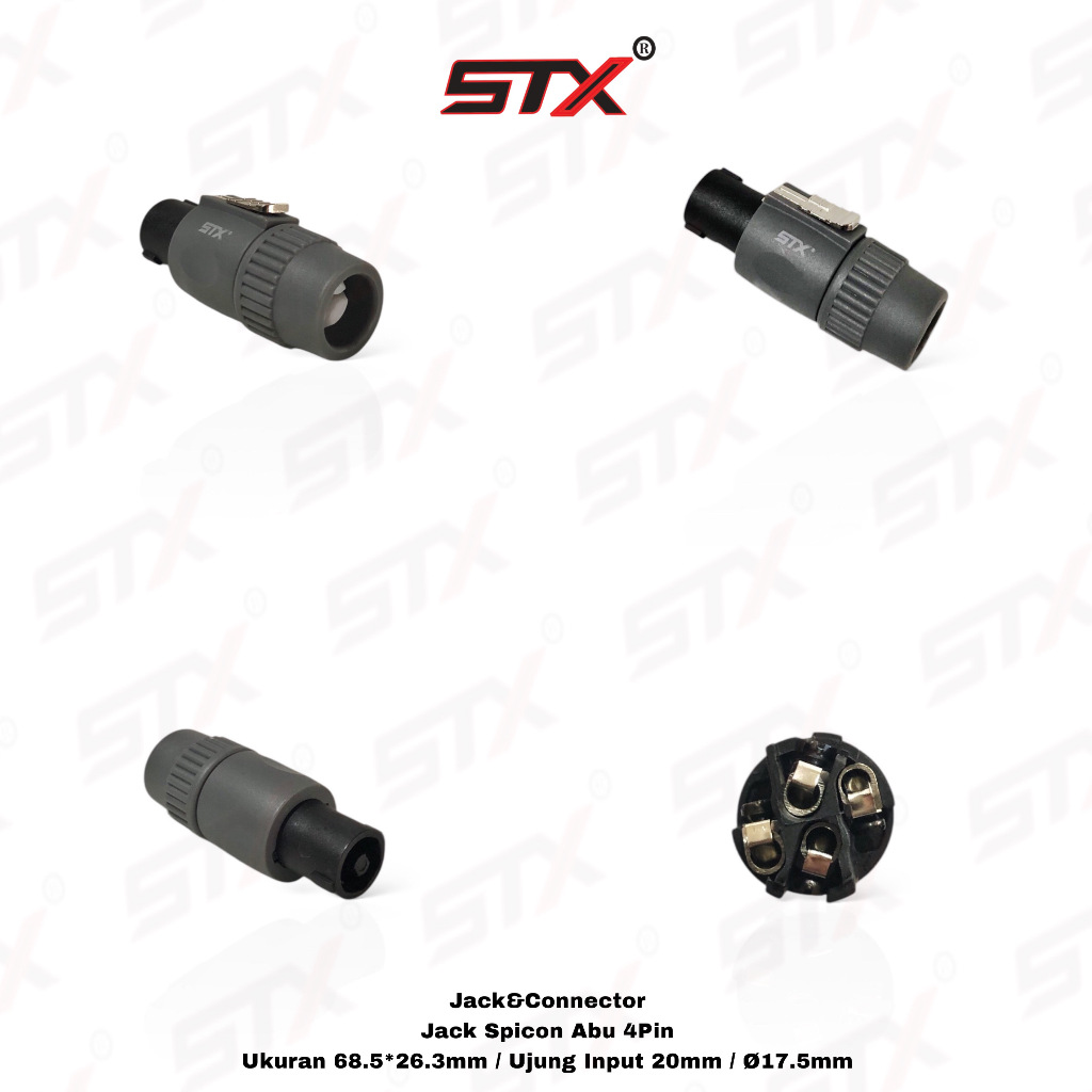 STX JACK & CONNECTOR : JACK SPICON ABU 4 Pin
