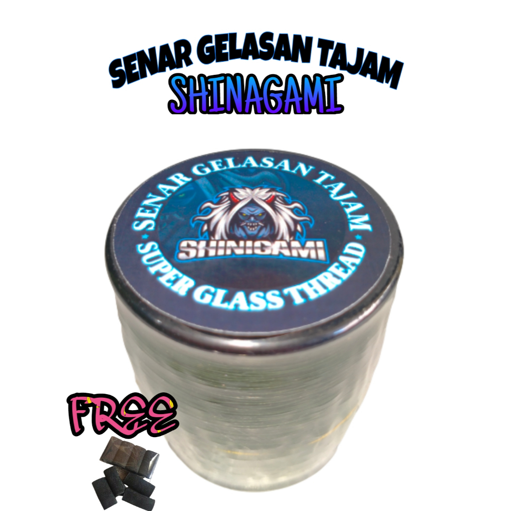 Gelasan/Benang Layangan Shinigami- Benang Gelasan Super Tajam - Free Pelindung Jari