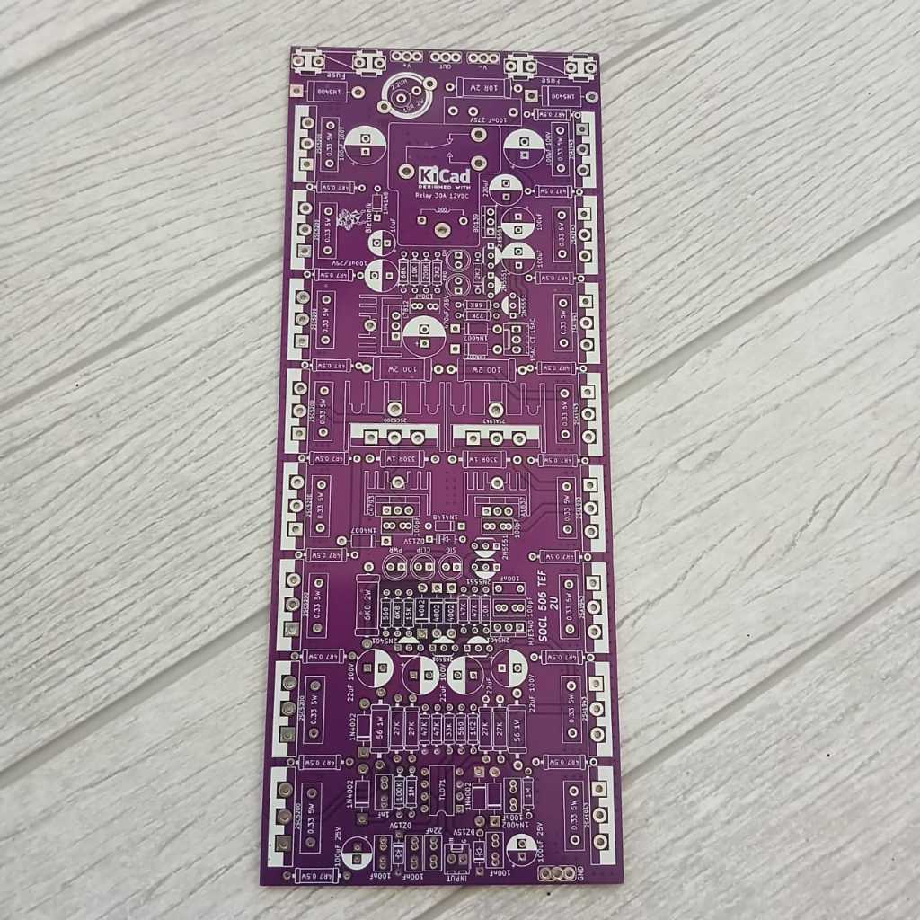 pcb socl 506 tef 2u 20.cm dobel layer fiber