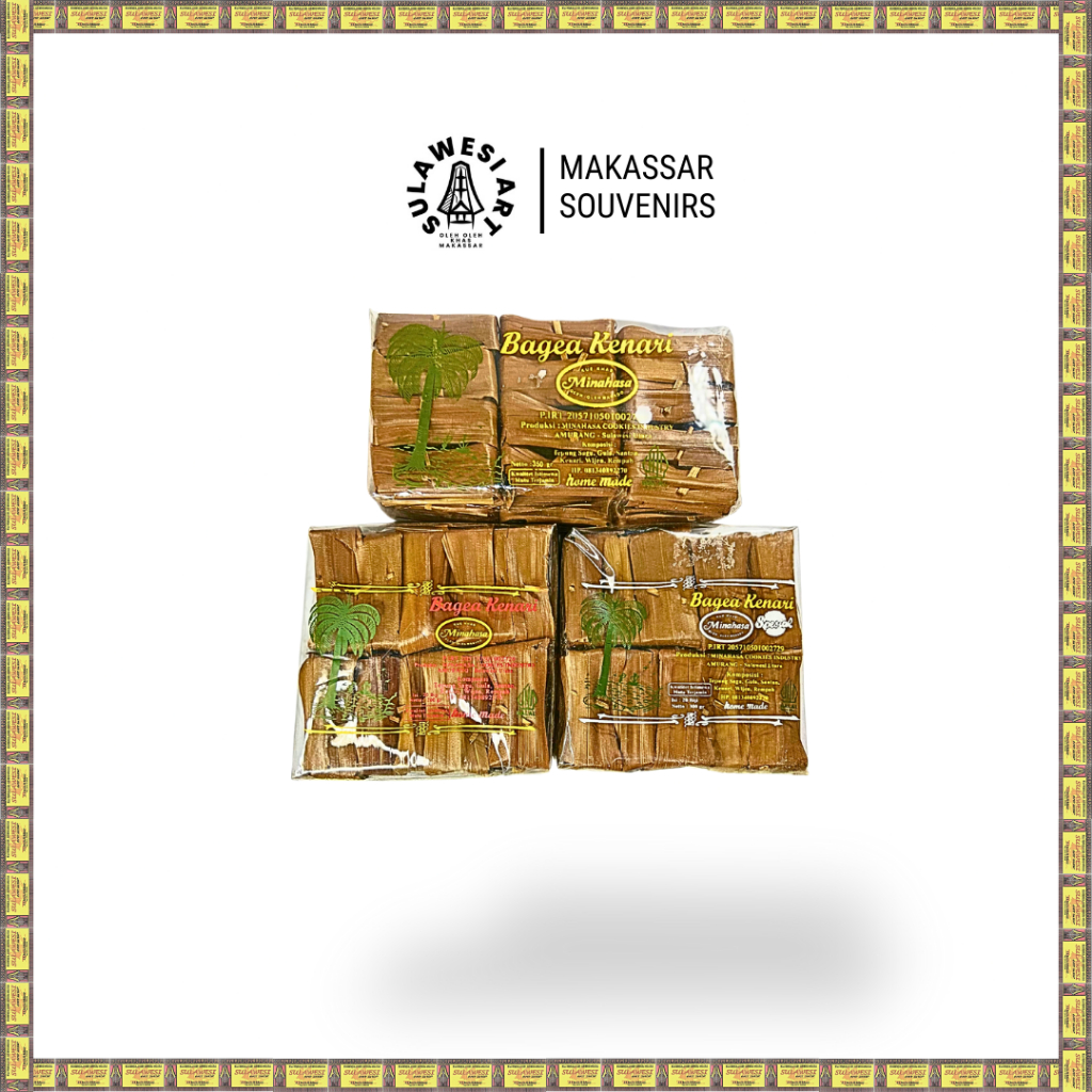 Bagea Kenari Minahasa – 100g | 350g -  Original & Special – Oleh-Oleh Khas Makassar
