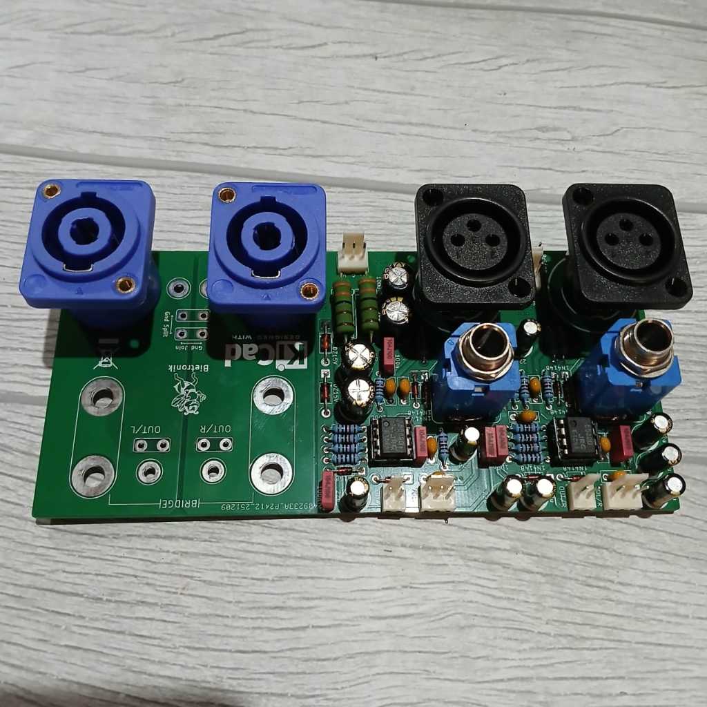 Kit Input balance power amplifier untuk box CA,AXL,XTI,Thunder