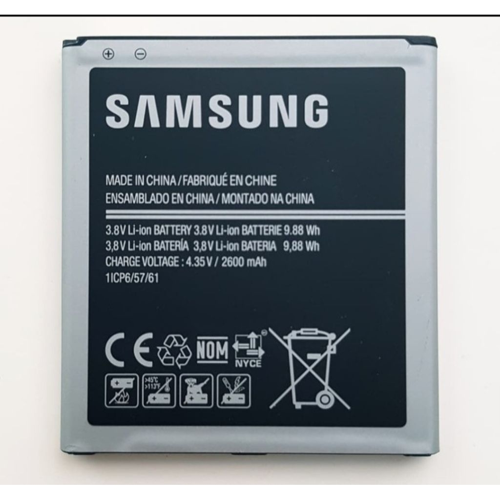 Baterai Samsung J2 Prime 2600mAh - Original, 4 Konektor, Li-ion 3.8V