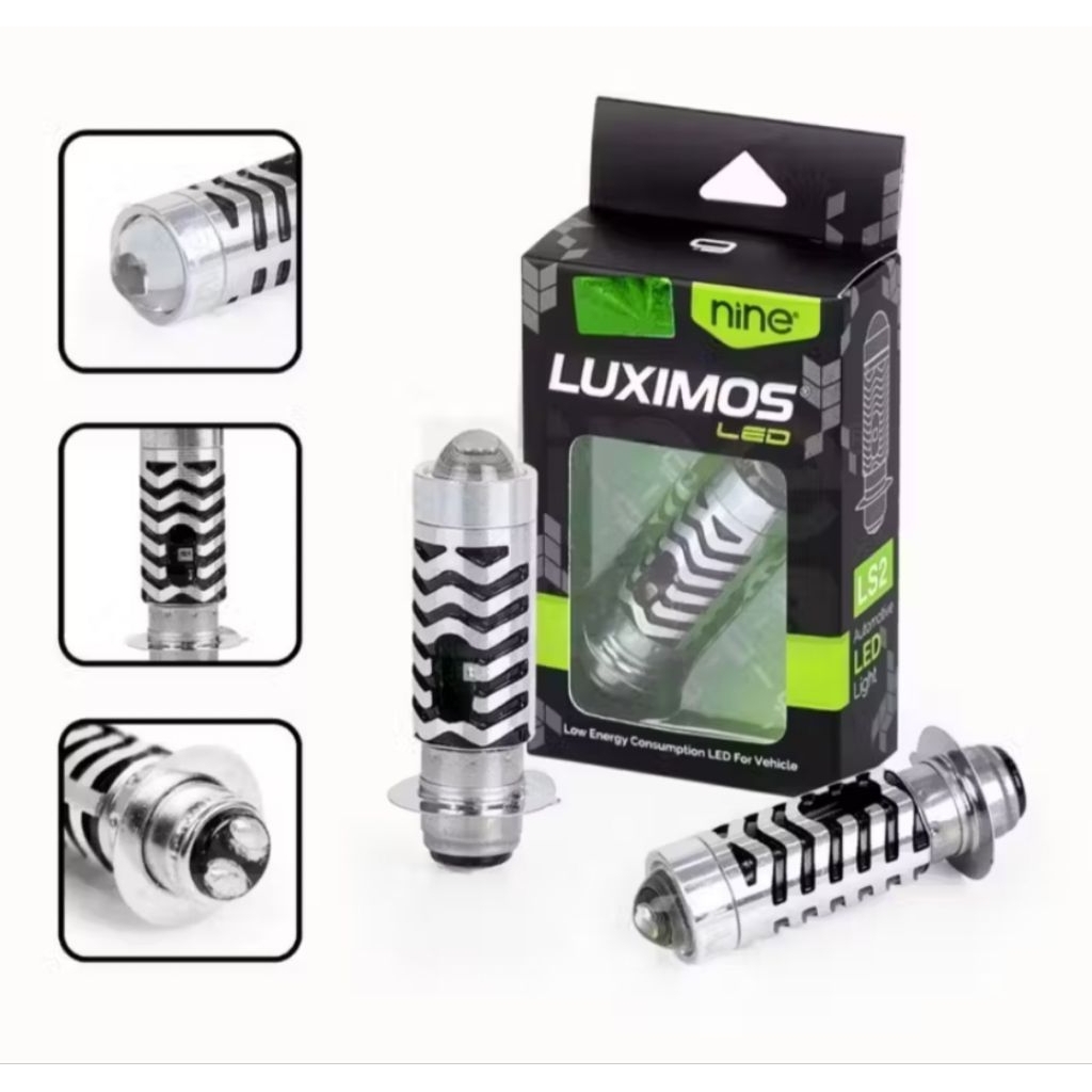 lampu led laser luximos h6 9 nine 2 warna