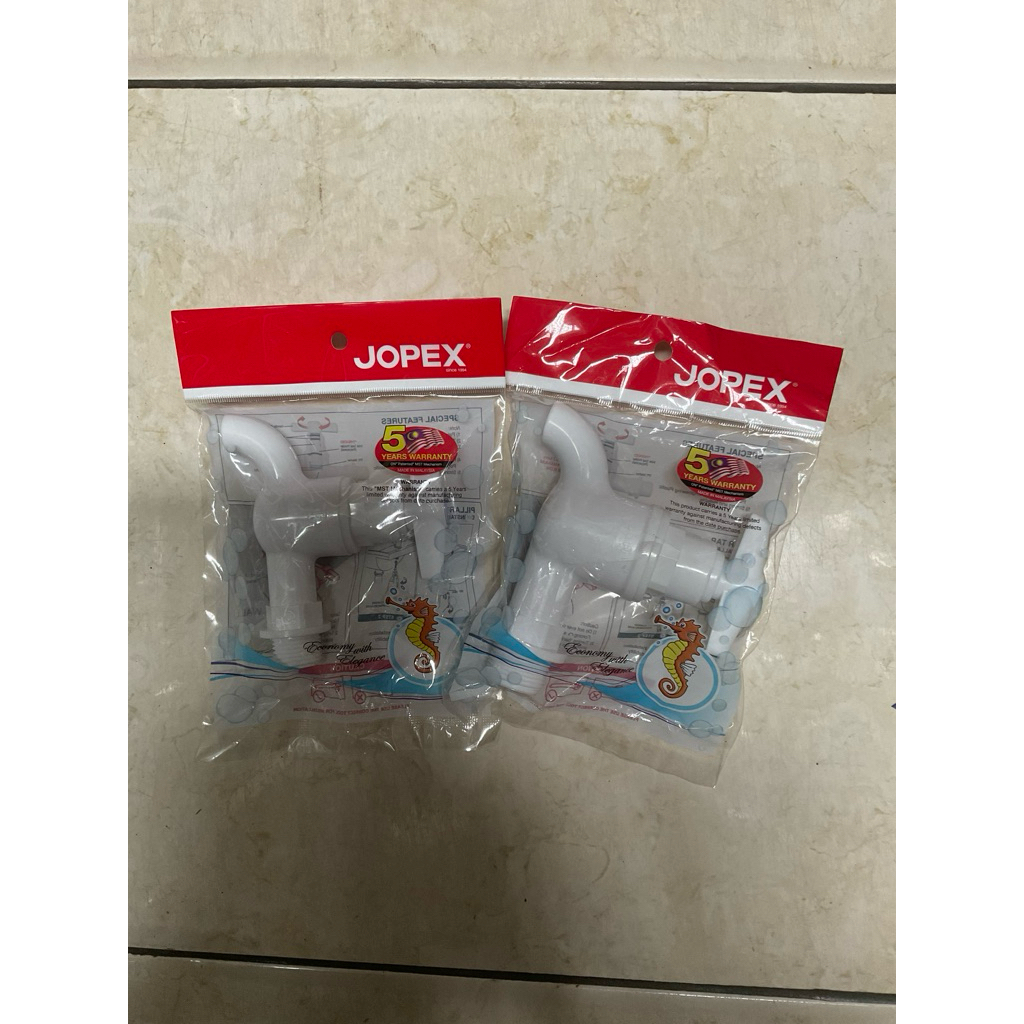 Kran Tembok PVC Jopex / Wall Tap PVC Jopex
