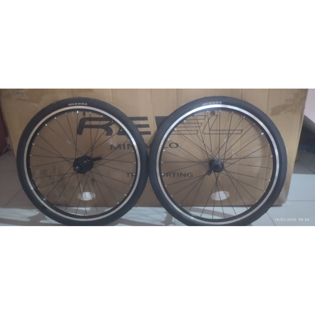 Harga Sepasang.. Wheelset 20 451 20 plus 20+ HFH jangkrik atau tawon