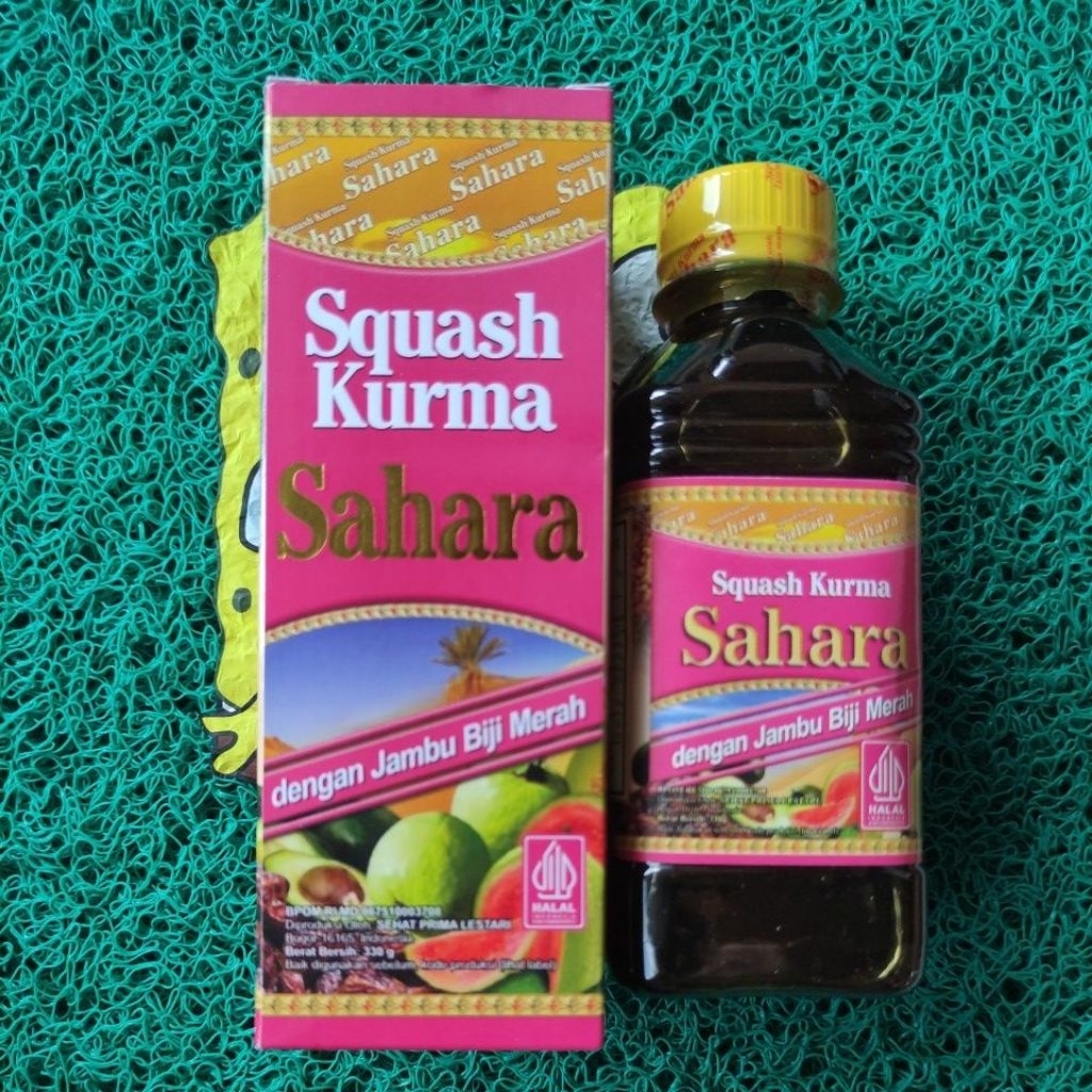 SARI KURMA SAHARA JAMBU BIJI MERAH, SQUASH KURMA SAHARA JAMBU BIJI MERAH