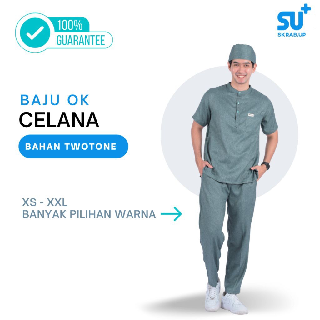 Celana Medis / Celana Jaga / Basic Series Two tone / Celana OK Dokter / Celana OK Perawat / Celana J