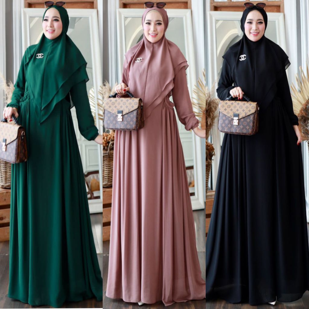 RABANIA Set Hijab By Srikandy Gallery (READY)