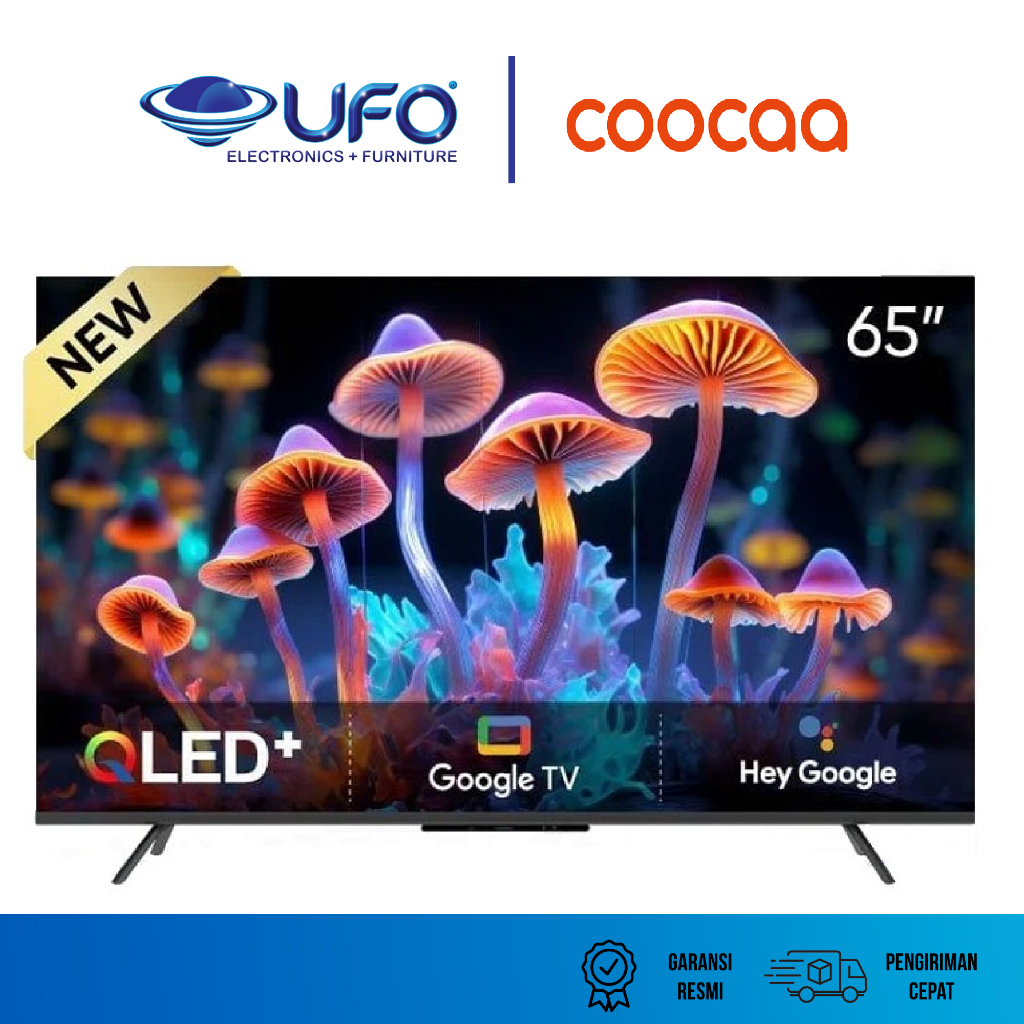 Coocaa 65Y73 4K Google TV 65 inch Garansi Resmi New