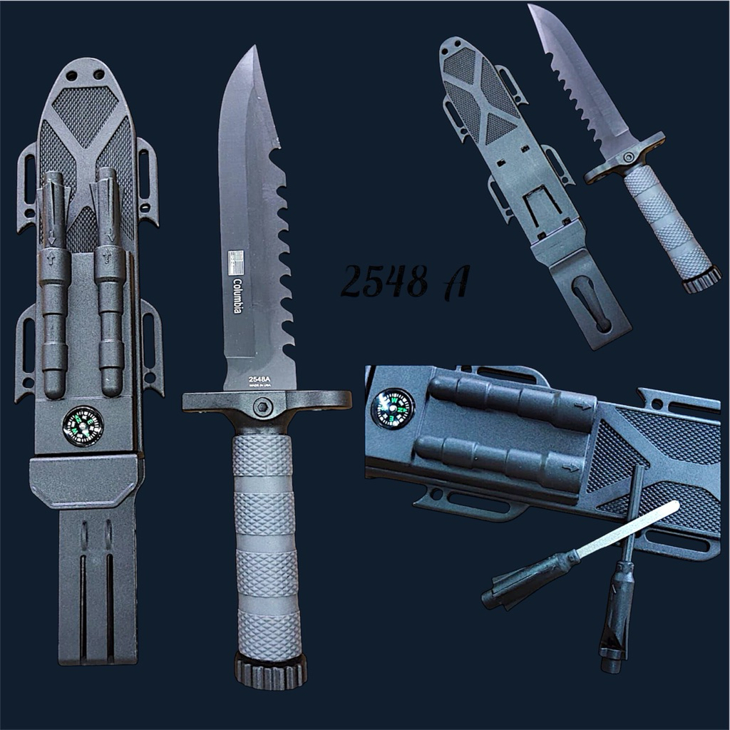 Pisau Panjang Compas pisau Survival Alat pemotong kayu Sayur Serbaguna