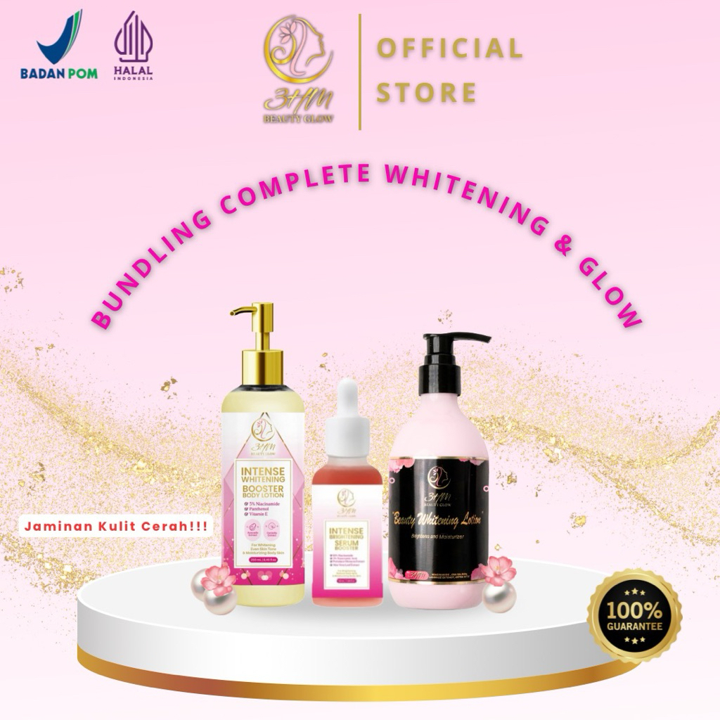 Bundling Complete Whitening & Glow | 3HM Beauty Glow