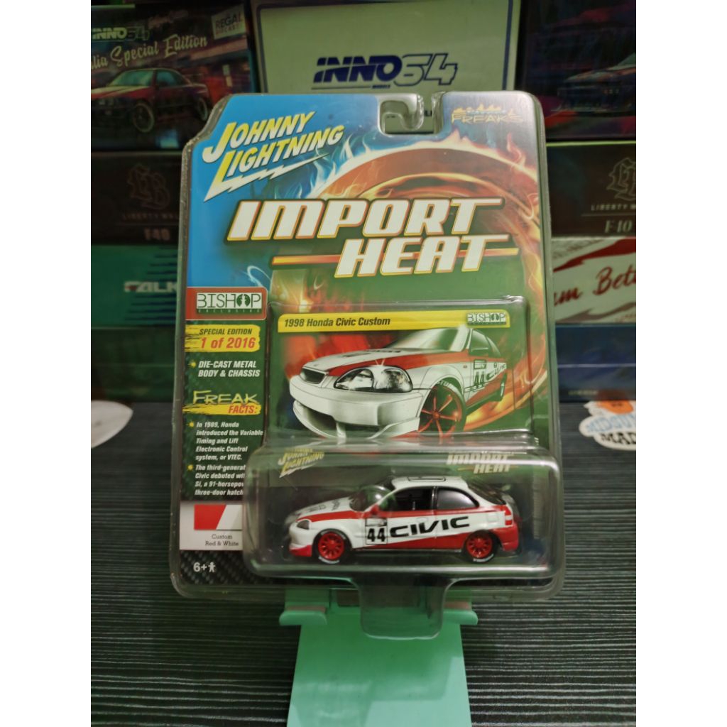 JOHNNY LIGHTNING IMPORT HEAT 1998 HONDA CIVIC CUSTOM