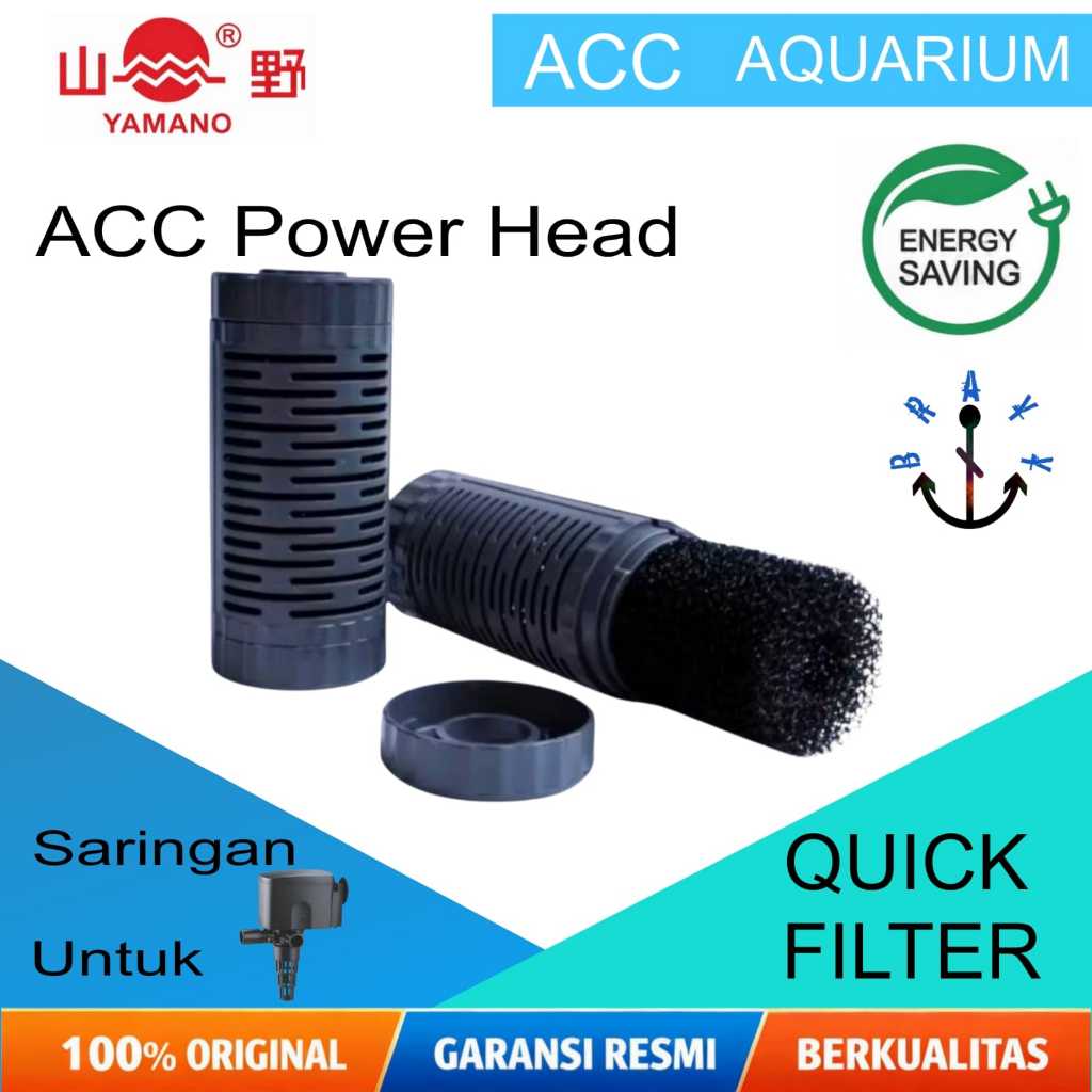 Saringan Filter Internal Power Head Aquarium Quick Filter Aquarium Power Head