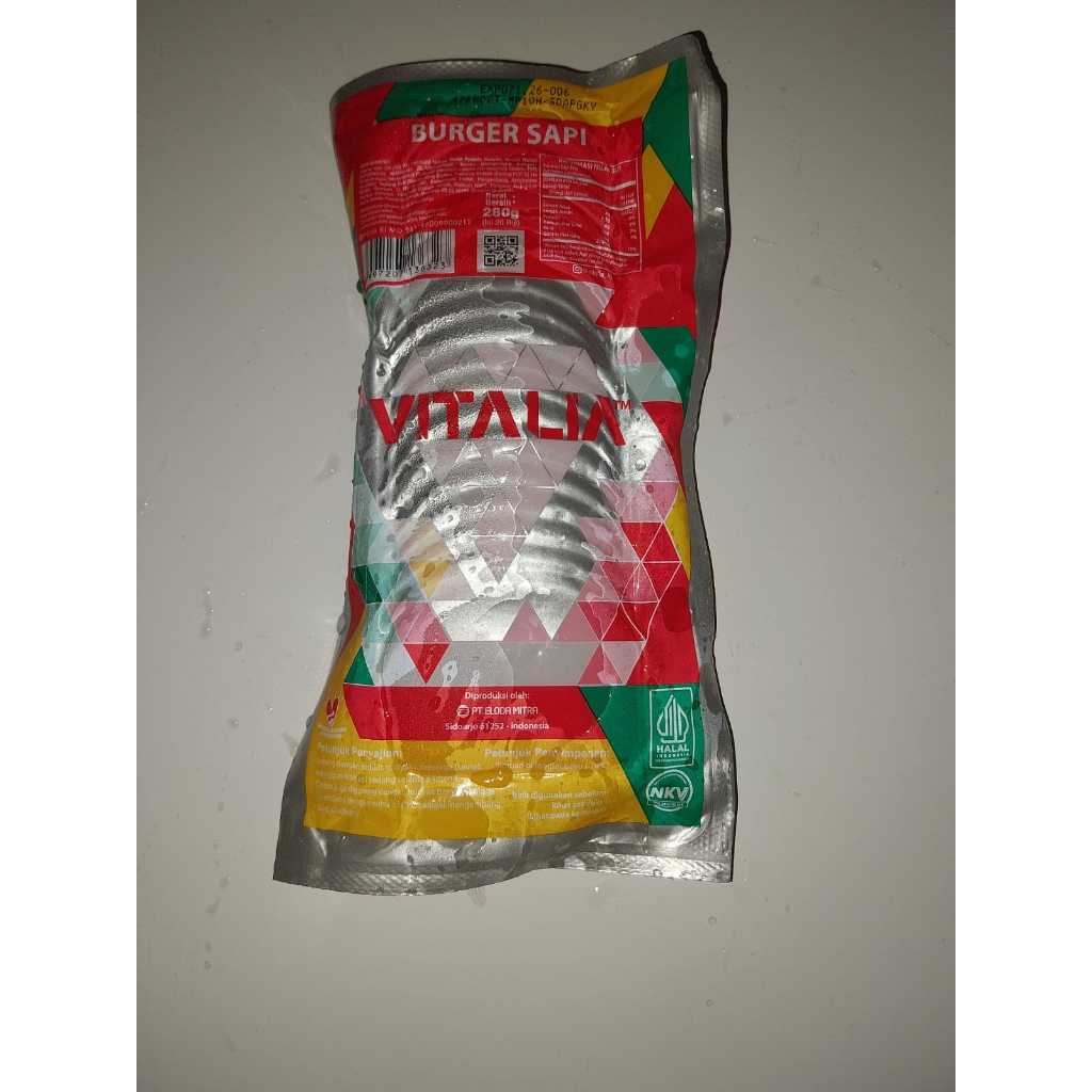 Vitalia Beef Burger Sapi Isi 20 Slice