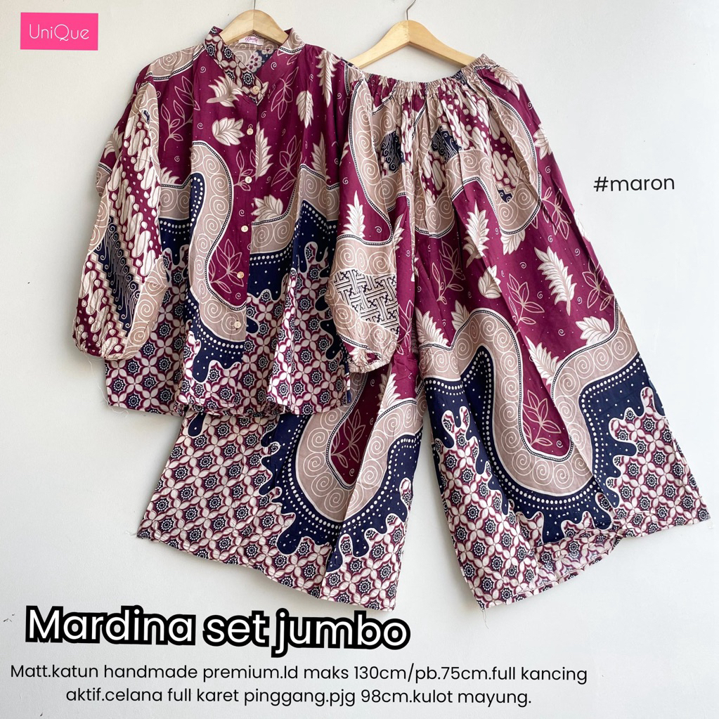 Samara Set • Fifi Set • Falia Set • Arasya Det Kulot Jumbo Bahan Katun Rayon Halus Adem