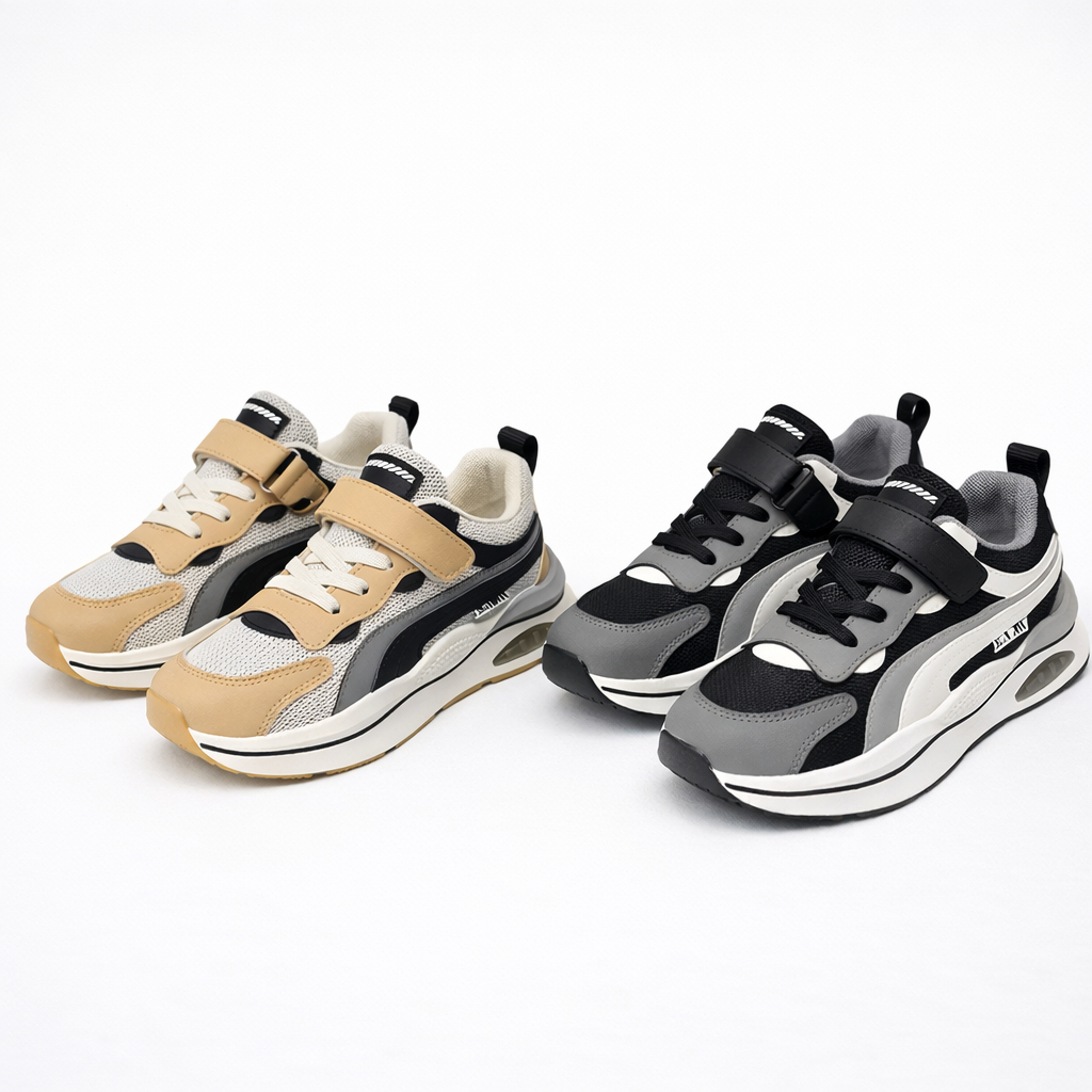 Sepatu Sneakers Anak PMA | Sepatu Sneakers Anak Laki-Laki Casual Sporty 6-12 Tahun Ukuran 31-35 Terb