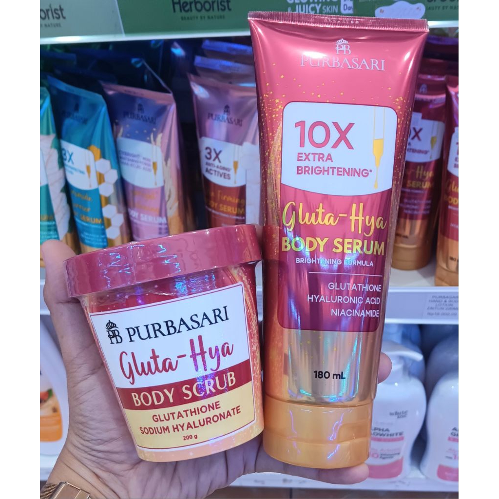 REDBERRY | PURBASARI Paket Body Care | Body Scrub & Body Serum