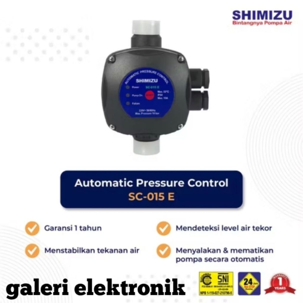 Otomatis Pompa air shimizu,automatic pressure control APC SC-015E