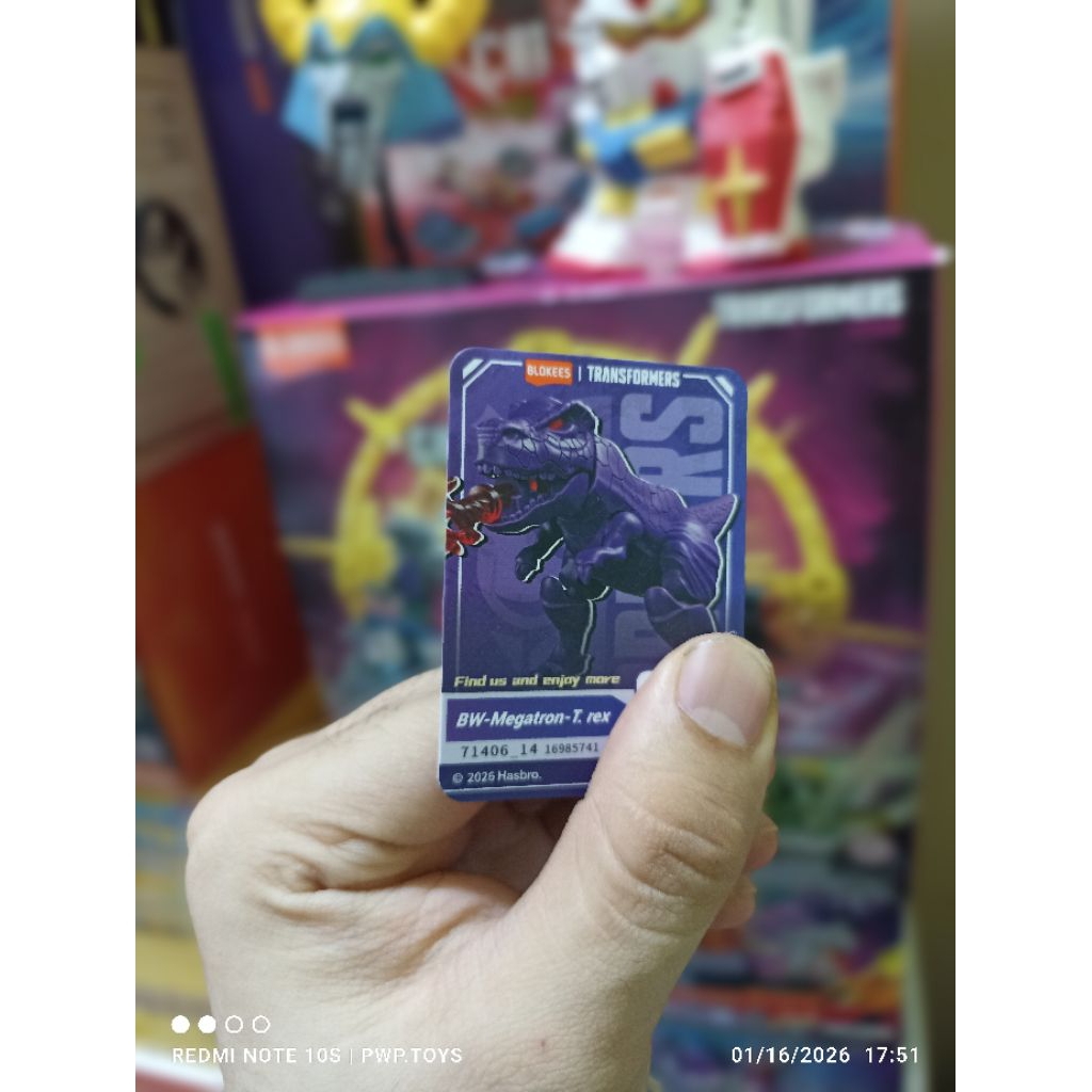 Blokees Transformers Defender Version 06 BW Megatron T-Rex