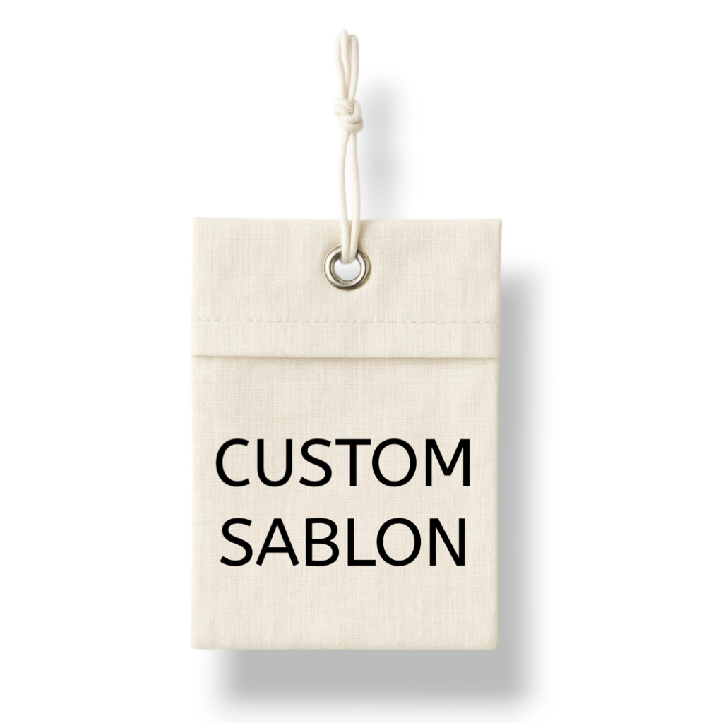 Pouch Custom Nama Logo Foto Bahan Kain Model Amplop