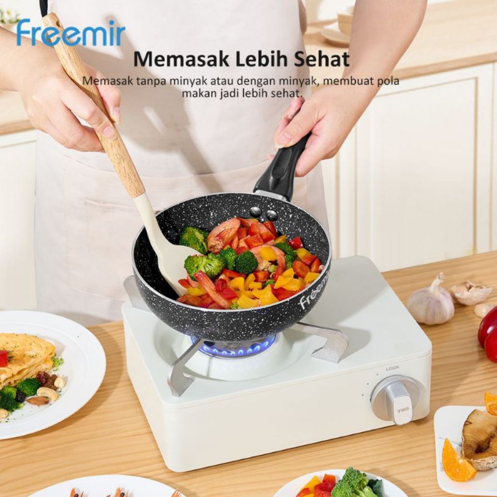 FREEMIR WAJAN GRANITE ANTI LENGKET 18CM