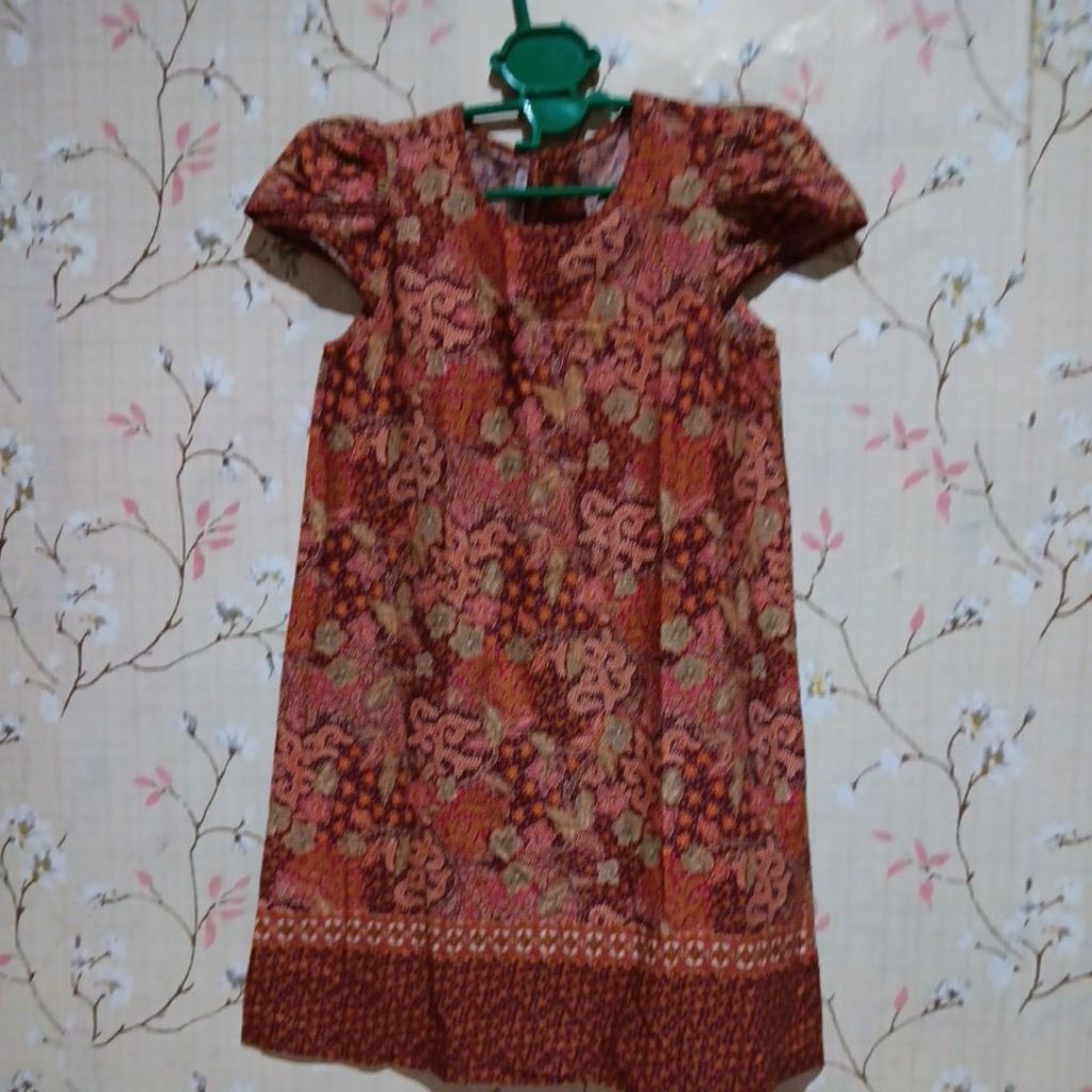 Batik branded preloved dress anak