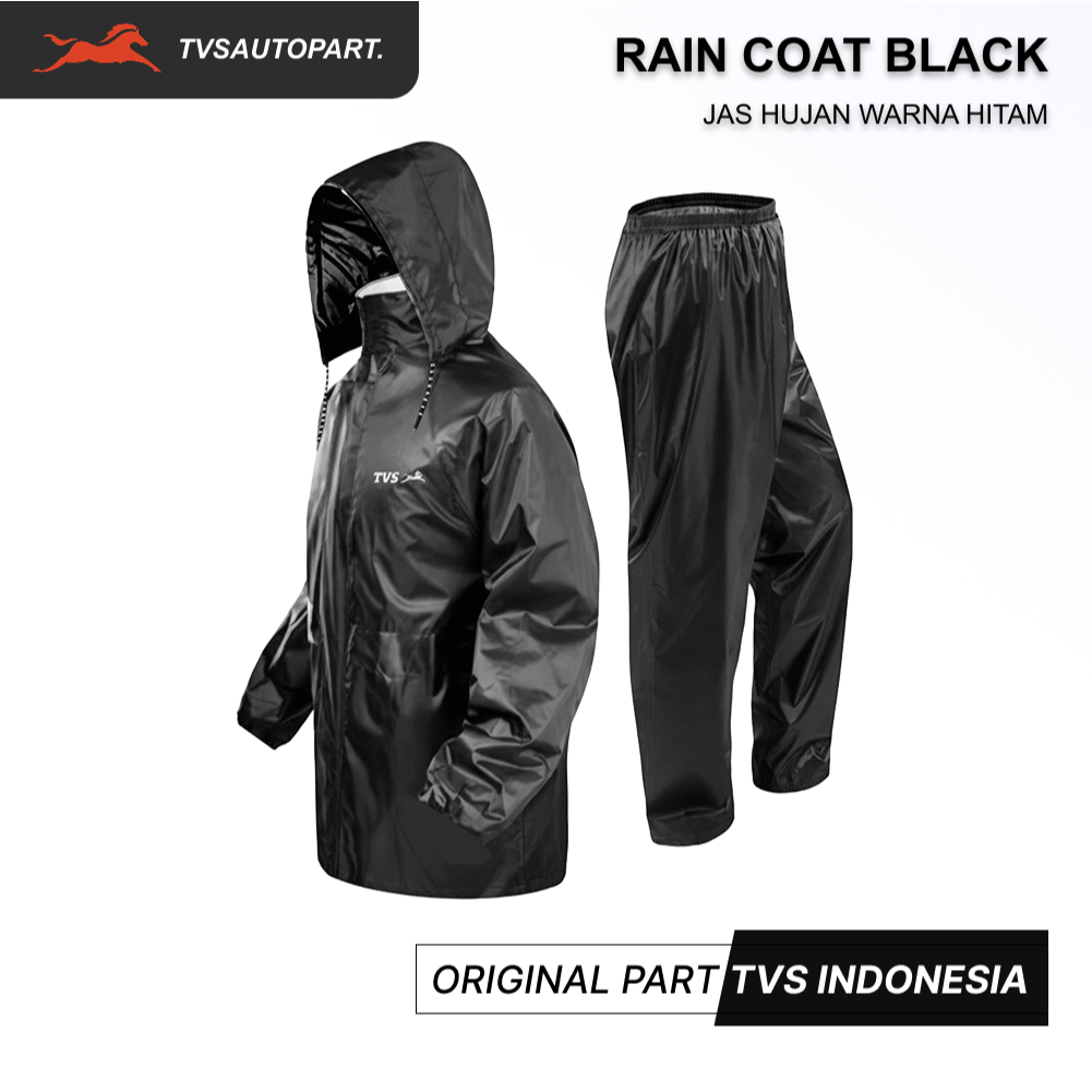 Rain Coat Black | Jas Hujan Warna Hitam Code NF301011 & NF301012