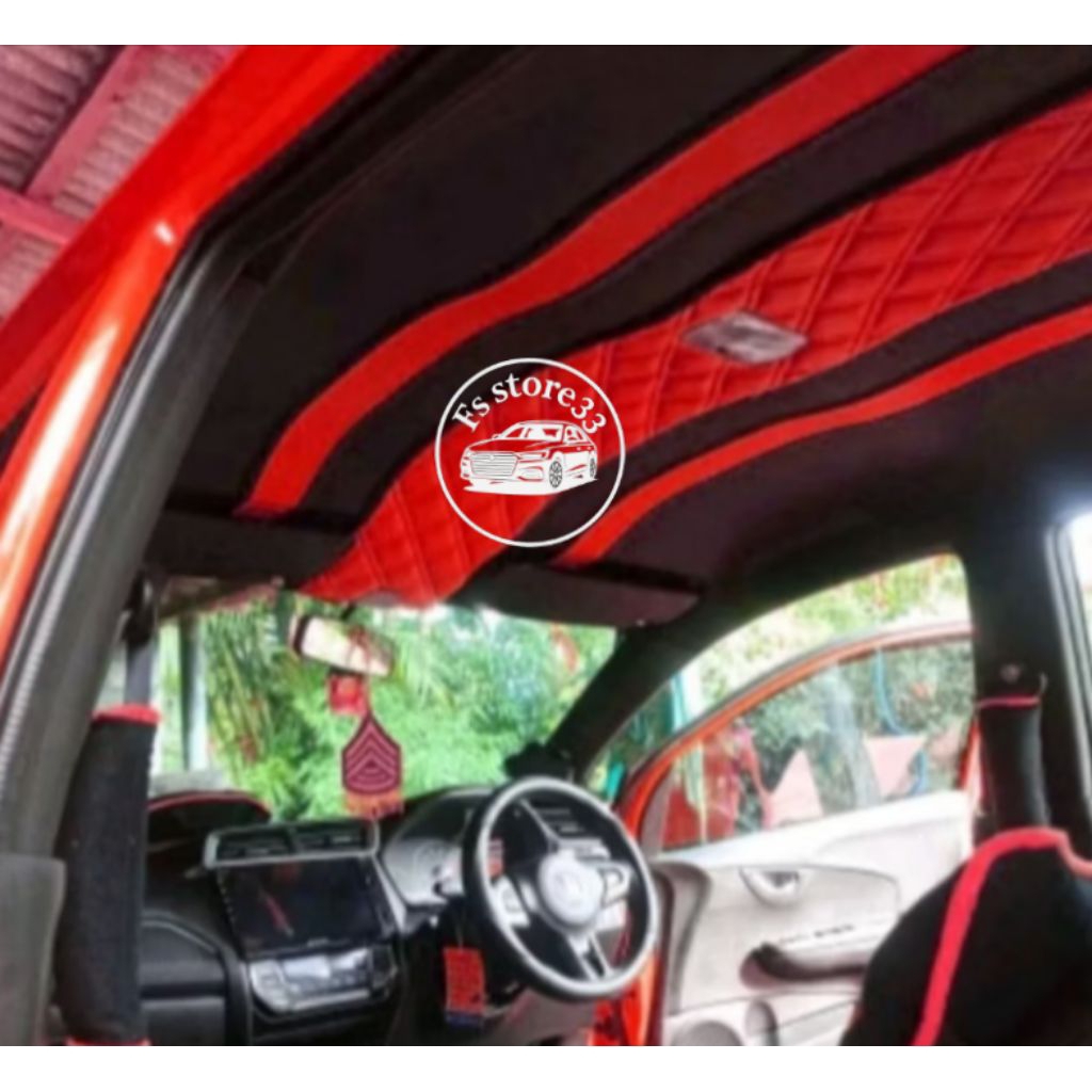 sarung atap mobil, lapis atap mobil, avanza xenia calya terios rush motip slancar kombinasi warna