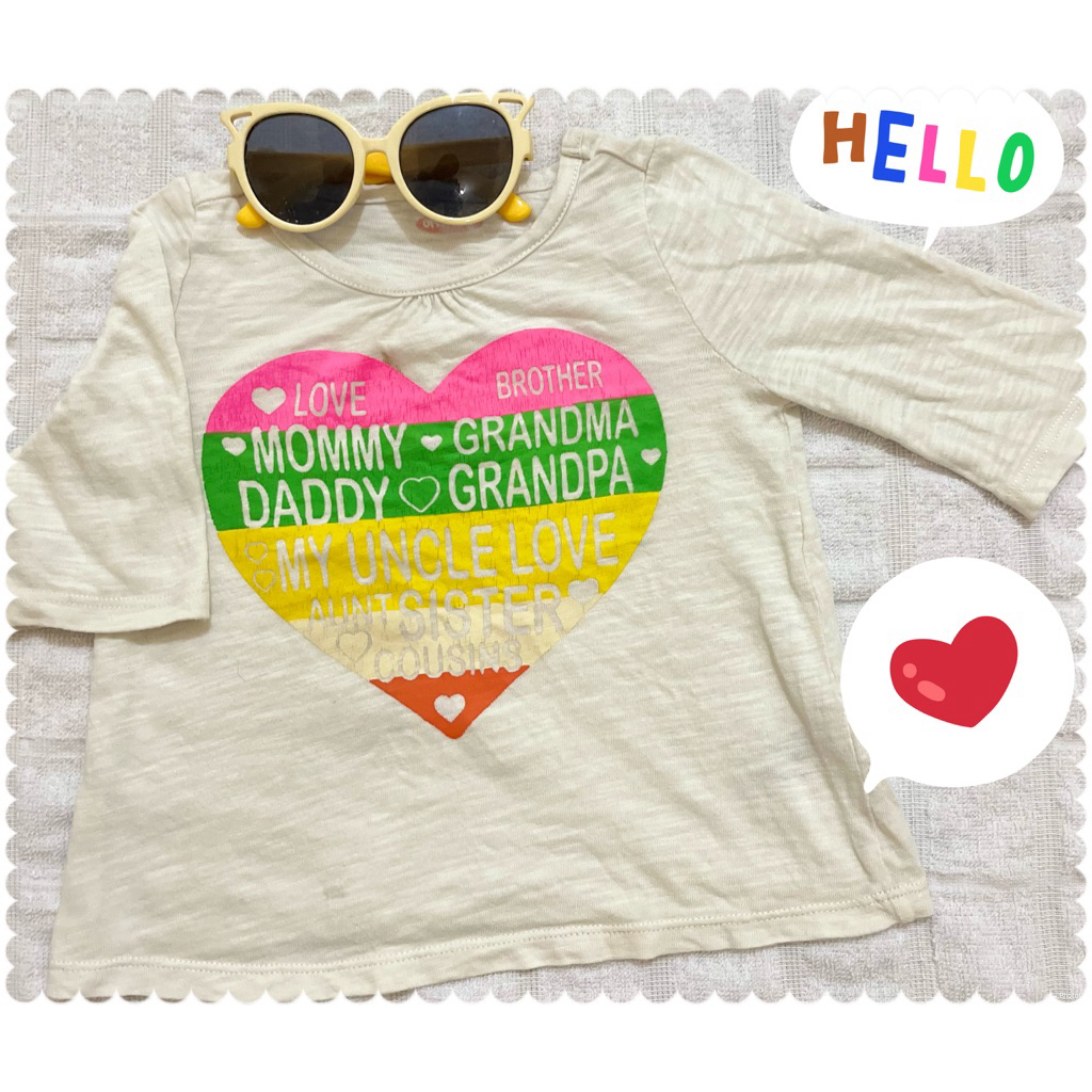 Baju anak & blus anak perempuan size 1-2 tahun (preloved)