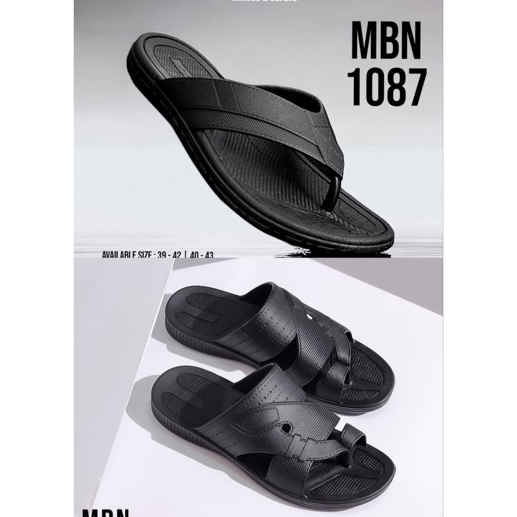 Sandal kasual pria sandal selop Karet Att, Sandal selop bapak terbaru