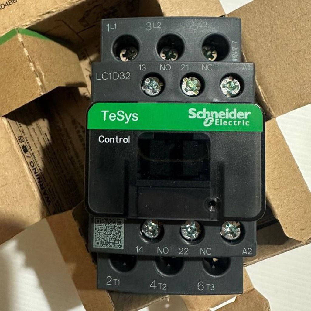 SCHNEIDER KONTAKTOR 3P 32A 220V LC1D32 M7 ORIGINAL LC1D32M7 LC1D 32M7