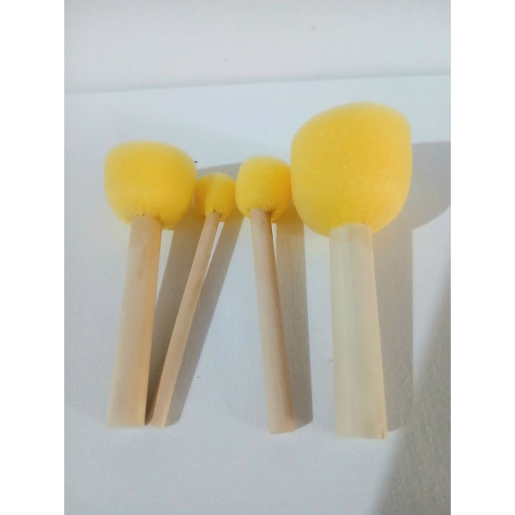 spon lukis bulat/ kuas busa