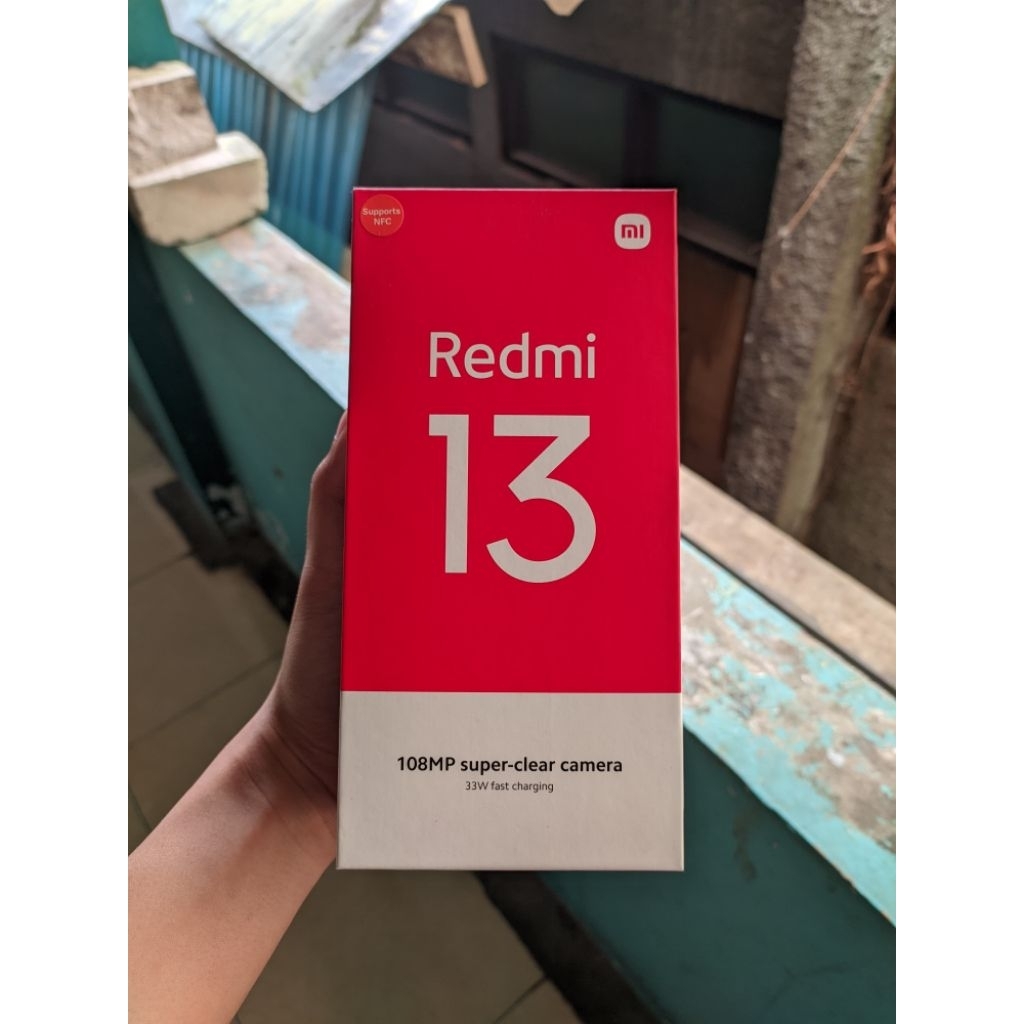 {SECOND} Smartphone Redmi 13 fullset ram 8/128 (Black) / Smartphone second / barang bekas