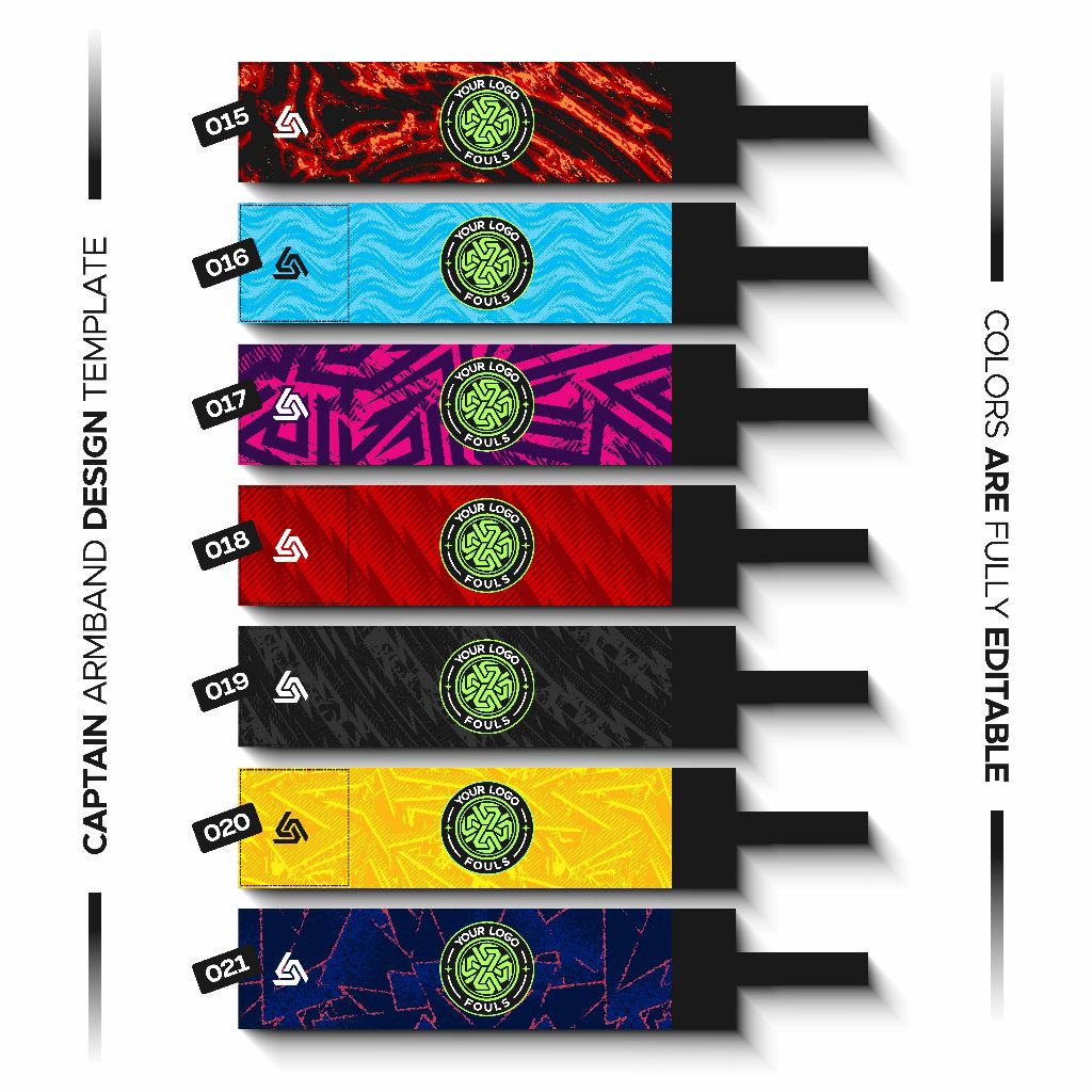 Jlterang Custom Captain Armband Custom Ban Kapten - Fouls