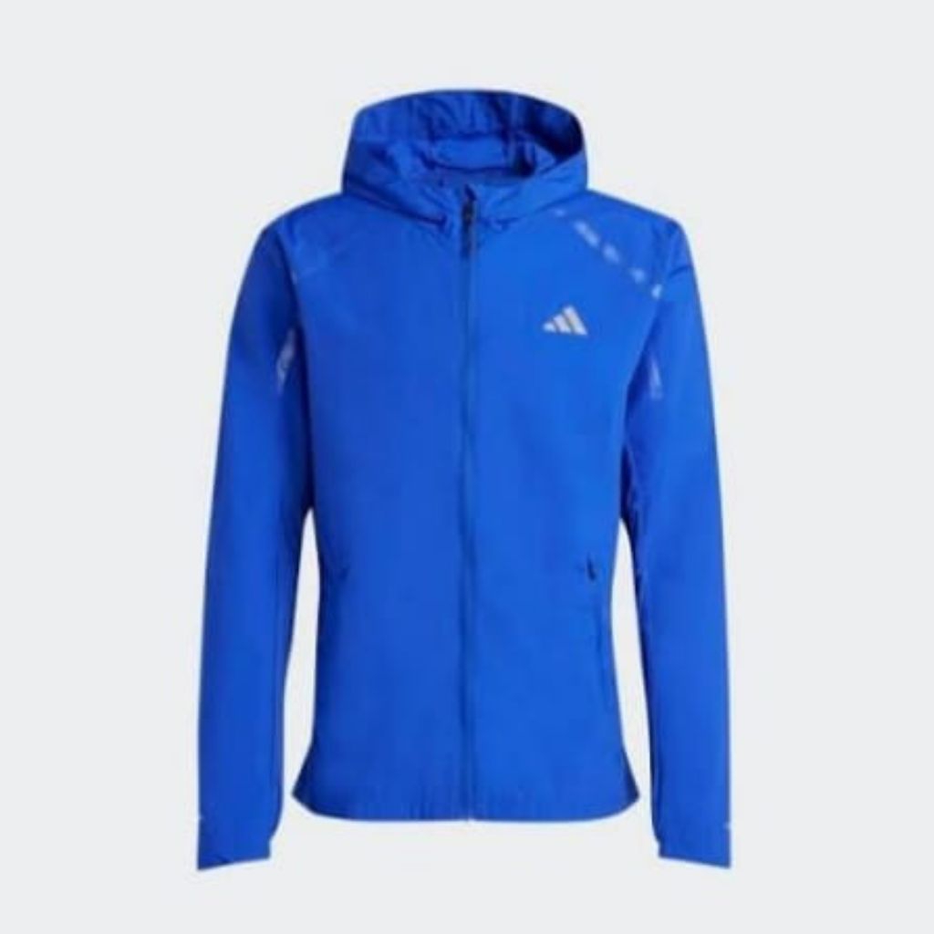Adidas Jacket MARATHON WARM-UP Running Blue Men Original