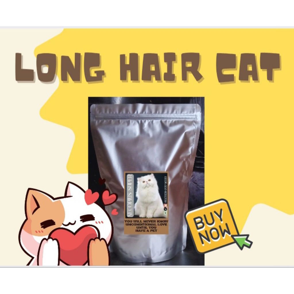 PAKAN KERING PENGGEMUK KUCING 1KG MIX ALL IN ONE PERSIA ANGGORA HIMALAYA BULU PANJANG PENDEK ANTI RO