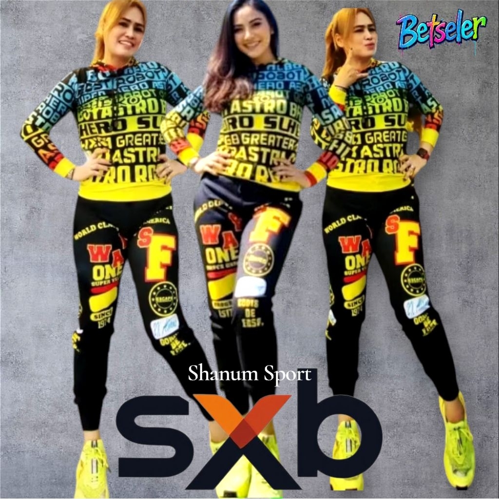SETELAN BAJU OLAHRAGA PRIA/WANITA SENAM SXB SPORT INDONESIA JUMPER DAN JOGGER BERKUALITAS