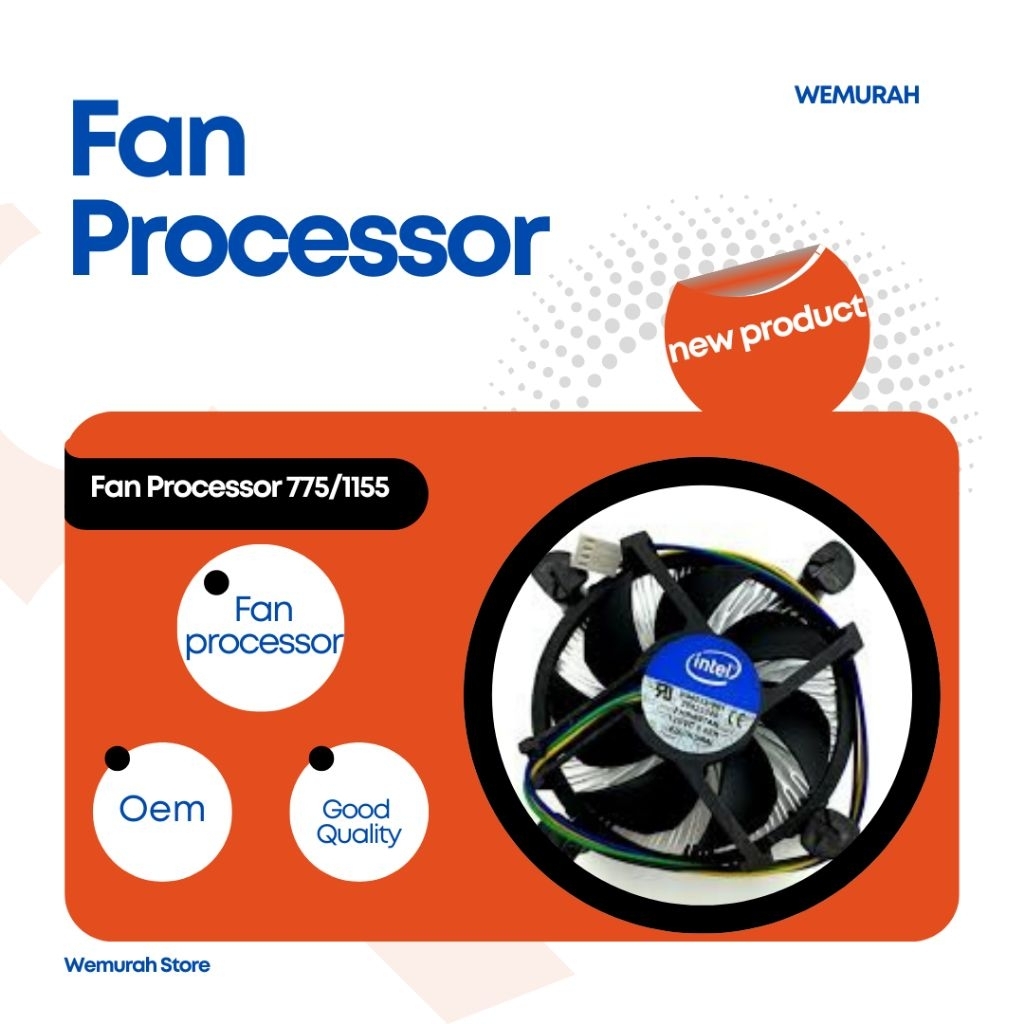 Fan processor LGA 1155 LGA 775