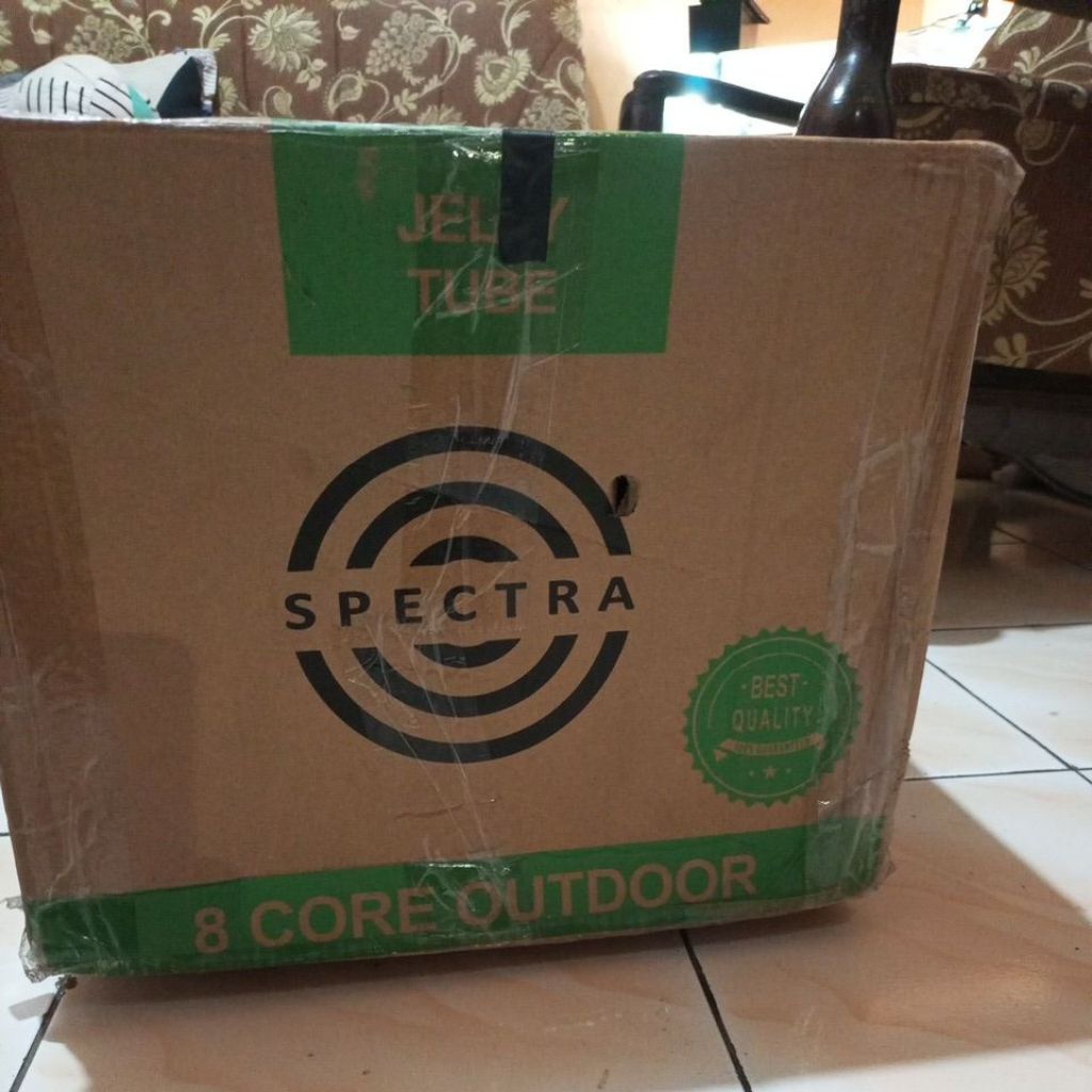 kabel FO Fiber Optic Jelly Tube 8 core SPECTRA 1000M  1 Km